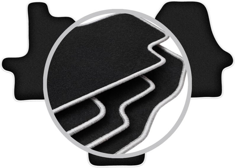 CARLUX-SILVER Autofußmatten für: Peugeot Boxer II Kastenwagen (2006-2014)