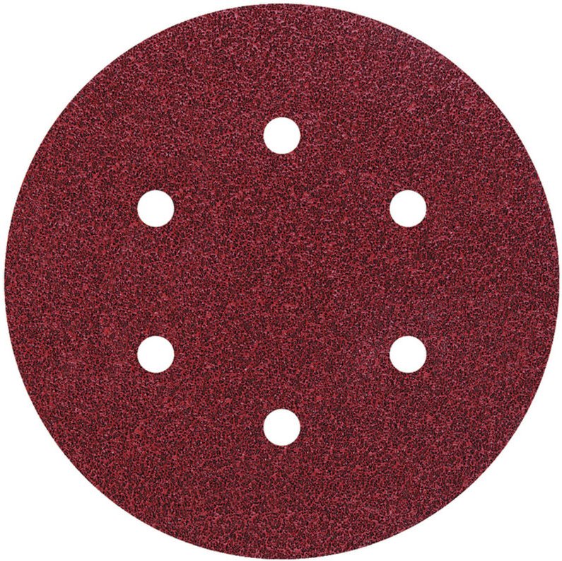 1838000 Exzenterschleifpapier-Set mit Klett, gelocht Körnung (num) 60, 120, 240 (ø) 150 - Wolfcraft