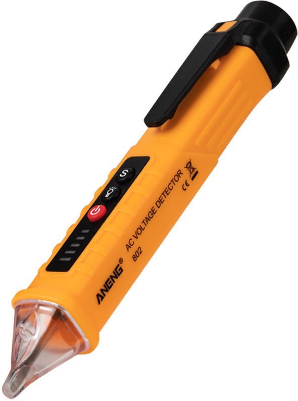 Berührungsloser Wechselspannungsdetektor, 12V-1000V, Gelb