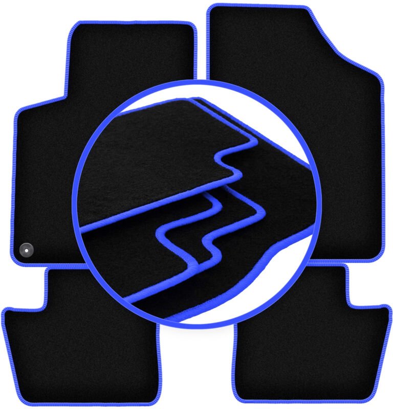 CARLUX-BLUE Autofußmatten für: Citroen DS4 Fließheck (2011-2015)