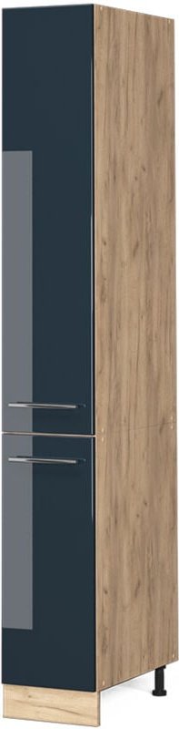 Vicco - Apothekerschrank Fame-Line, Dunkelblau Hochglanz, 30 cm