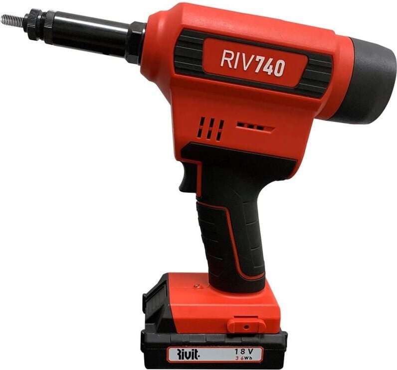 Batteriebetriebener Lithium-Nietpistole fur Einsatze M3-10 18,0V 2,0Ah Rivit RIV740