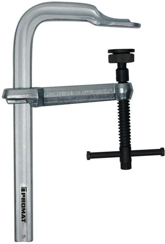 Hochleistungsschlosserzwinge Spannweite 800 mm Ausladung 140 mm Knebel