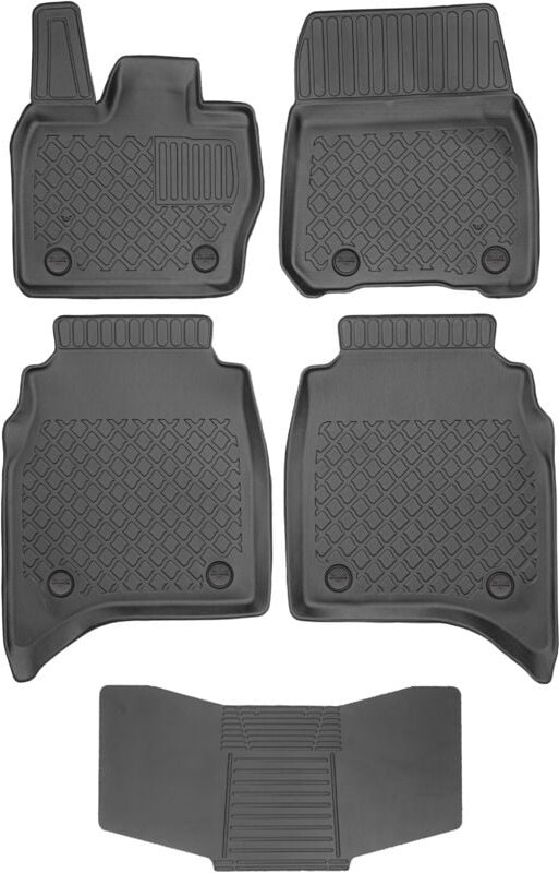 ARISTAR Fußmatten 604165 + Bezug 251992 – Range Rover V L460 SUV 2021- (Lang / 5-Sitzer) – STOP. MOUNT RN vorne und hint...