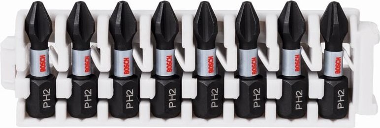 Bosch - Impact Control Schrauberbit-Set 8-tlg. PH2, 25 mm Bit Schrauber 2608522324