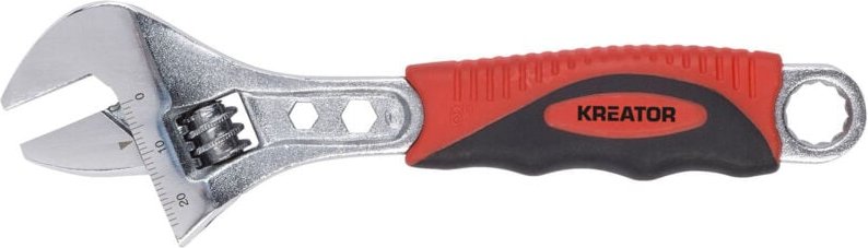 Cr-v Maulschlüssel mit Grip-Handgriff Kreator 150 mm