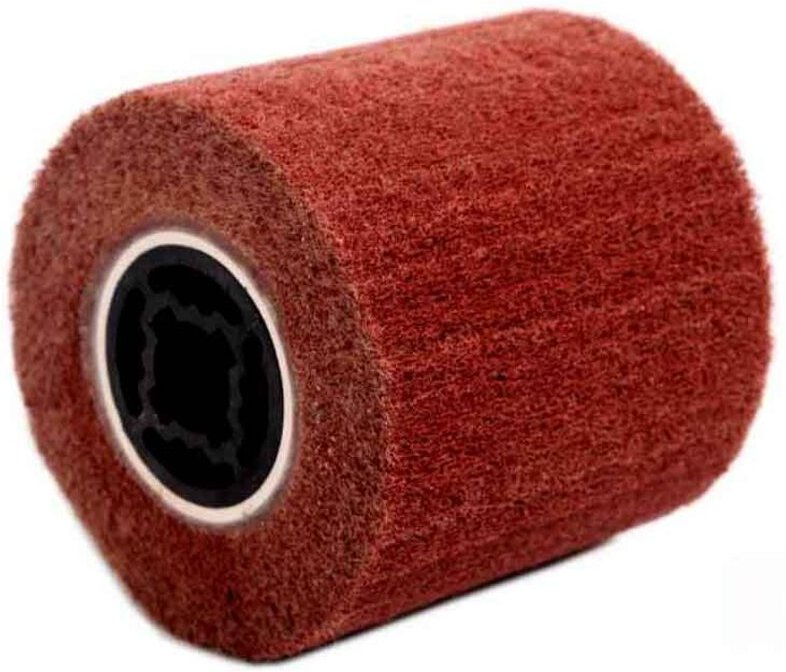 Vlies-Rundschleifscheibe für eine Satiniermaschine