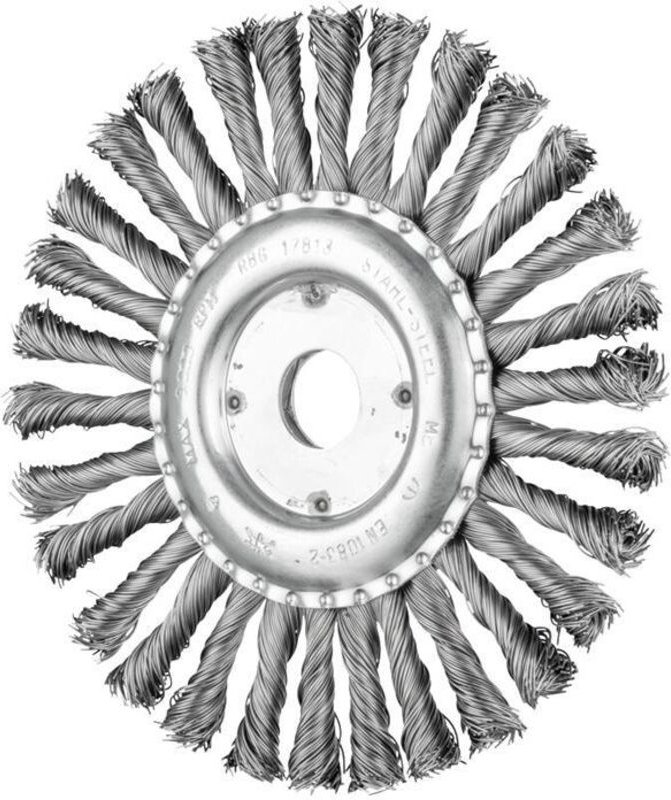 PFERD TOOLS COMBITWIST Rundbürste gezopft RBG Ø 178x13x22,2 mm Stahl-Draht-Ø 0,50mm Winkelschleifer