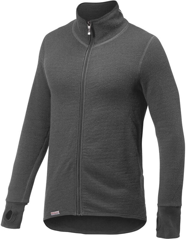 Thumbnail - Full Zip Jacket 400 Funktionsjacke / Merino Jacke Grey Größe xl - Woolpower