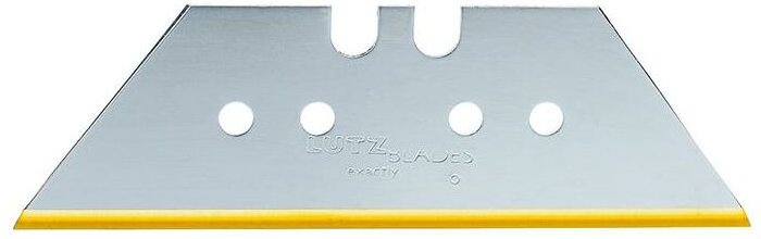 Lutz Trapezklinge 0,65 mm, Tin beschichtet, a 10 St.