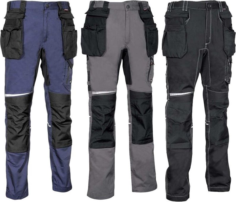 Lemno Arbeitshose - 48 (eu) - Schwarze - Cofra