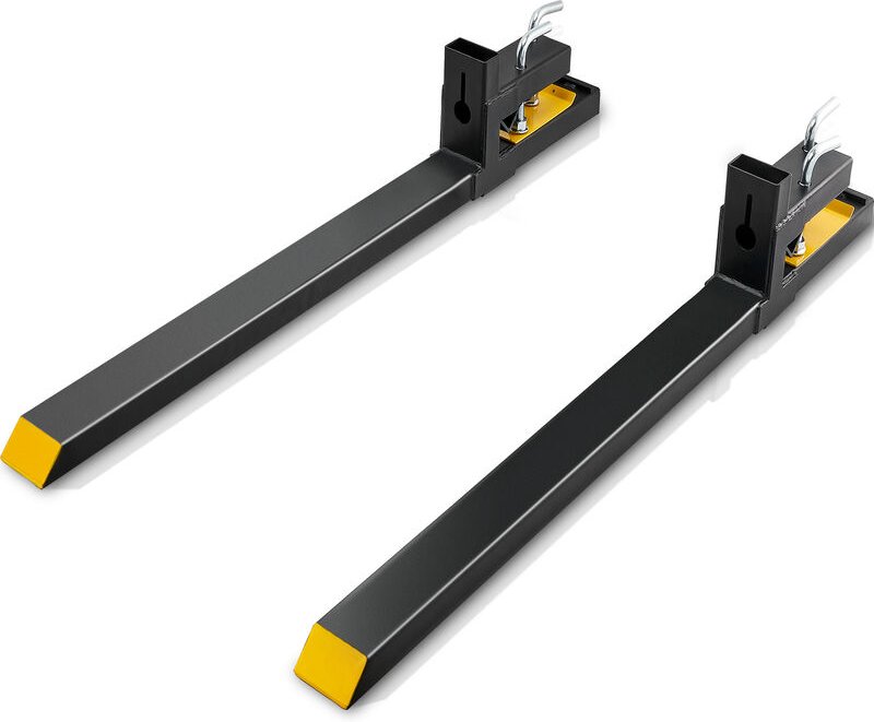 VEVOR 2x Palettengabeln Anklemmbar 1490x100x230 mm Gabelträger 1814kg Tragfähigkeit Gabelzinken 149cm Gesamtlänge mit 10...