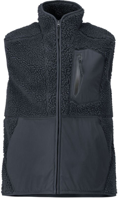 Faserpelz Thermo-Weste mit Reißverschluss Gr. 2XL, schwarzblau - Mascot