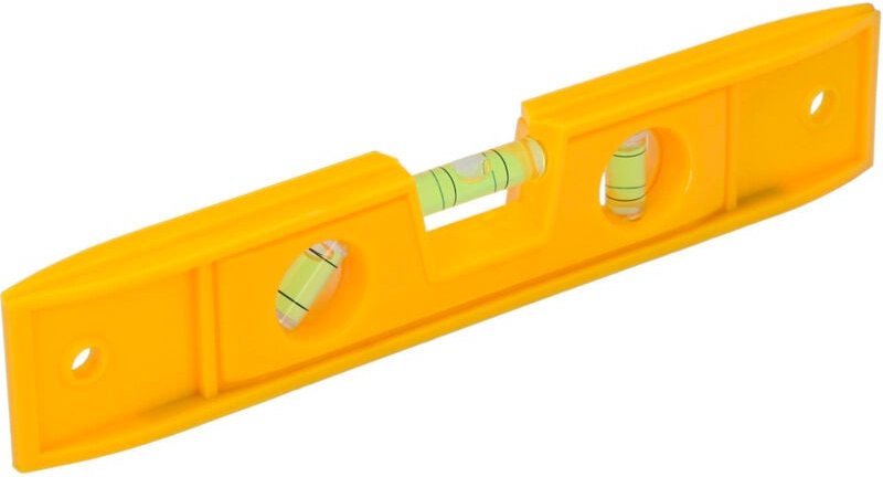 Wasserwaage aus Kunststoff, Magnetfuß 230 mm.