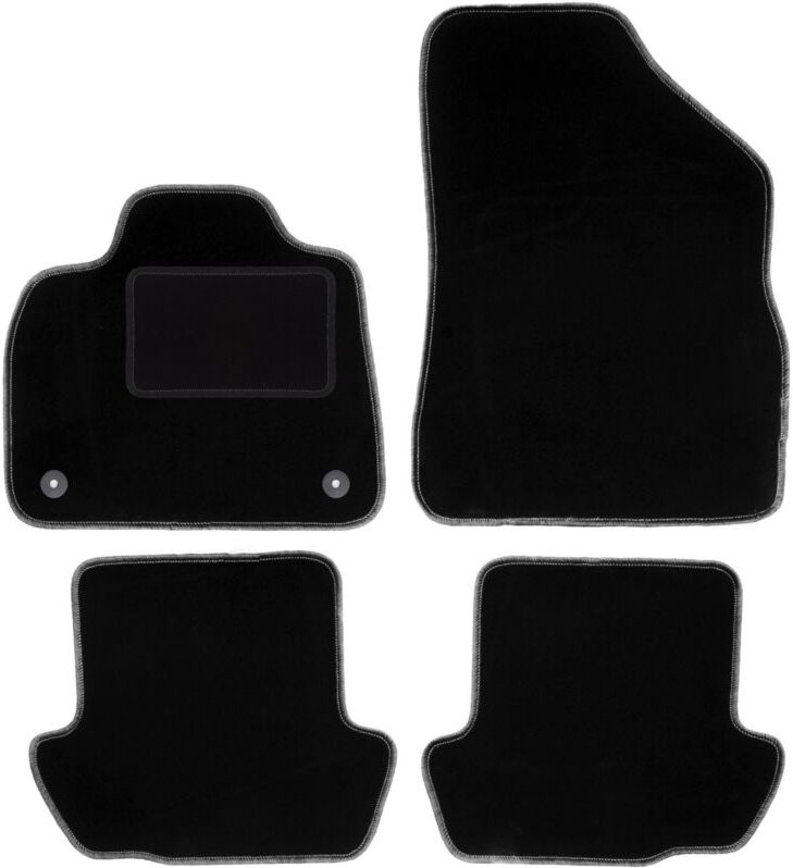 Thumbnail - Schwarze Veloursmatten für: Citroen DS5 Limousine (2011-2018)