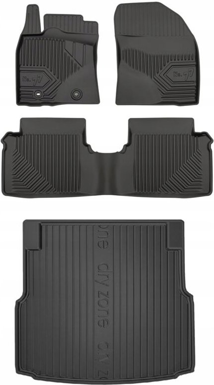 SET 77 Fußmatten und Fußmatten Toyota Avensis 3 Kombi 2009-2018