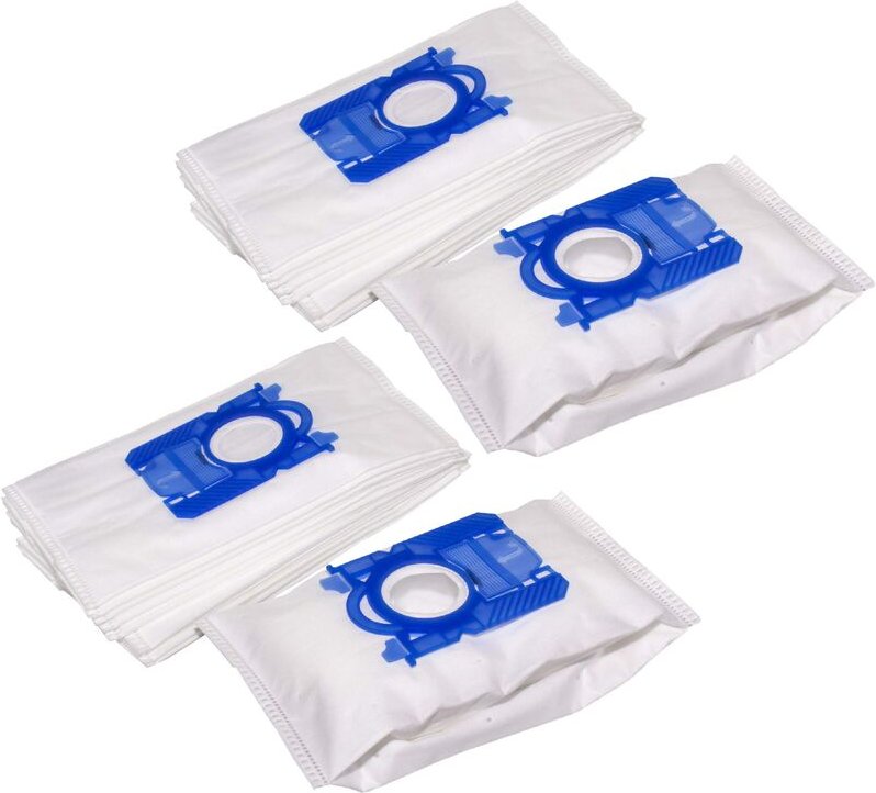 20x Staubsaugerbeutel kompatibel mit Philips hr 8300 - 8349 Expression Staubsauger - Mikrovlies, 28cm x 17,5cm, Blau, We...