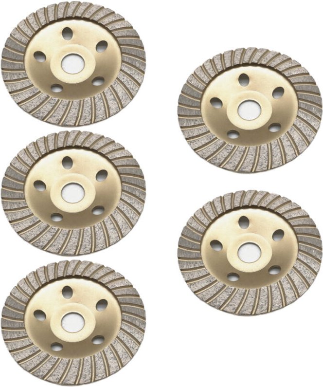 Trade-Shop Diamant Turbo Schleifteller Ø 125mm 22,23mm Bohrung für Beton Estrich Kalksandstein Mauerwerk Naturstein Flie...