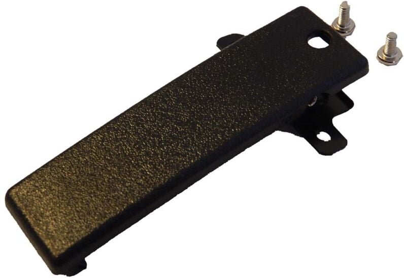 vhbw Gürtelclip kompatibel mit Kenwood TK-208, TK-220, TK-2107, TK-2100, TK-2102, TK-2160, TK-2170 Funkgerät - Schrauben...