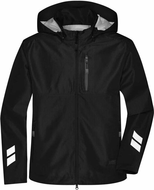 James & Nicholson atmungsaktive Arbeitsjacke JN1814 Gr. 6XL black/black