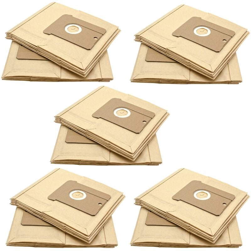 Thumbnail - 50x Staubsaugerbeutel kompatibel mit AEG/Electrolux Edition 2000 Staubsauger - Papier, 22, 23, 24, 25, 26, 25cm x 20,5cm...