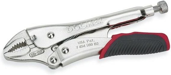 Griff plus Bogenzange mit Schnitt, CrMo, 250 mm Dogher 276P-250