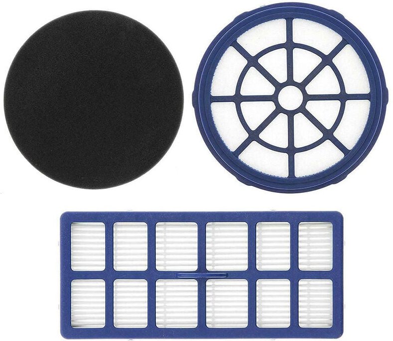Thumbnail - Sollbry Packung mit 3 waschbaren und wiederverwendbaren Ersatzfiltern für Hoover Breeze Staubsauger, Teilenummer U81-356...