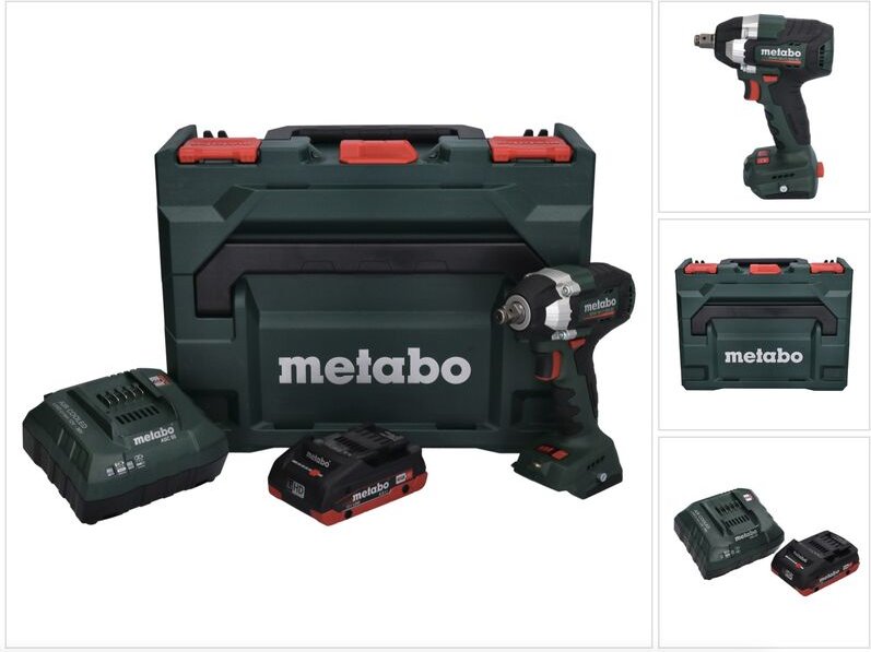 Ssw 18 lt 300 bl Akku Schlagschrauber 18 v 300 Nm Brushless + 1x Akku 4,0 Ah + Ladegerät + x - Metabo