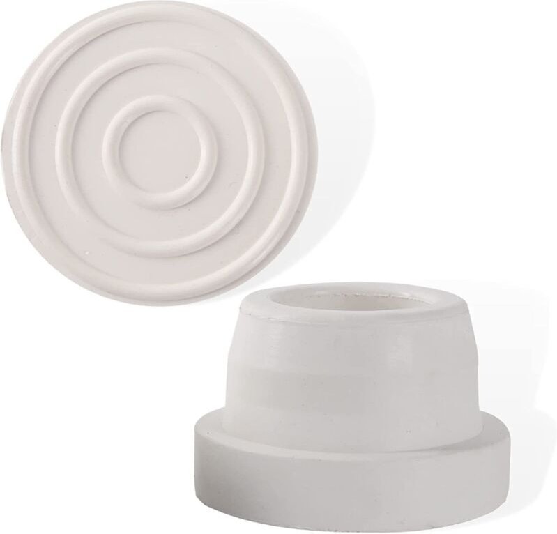 Gummipuffer für Poolleiter, Set mit zwei weißen Leiterpuffern für Poolleitern