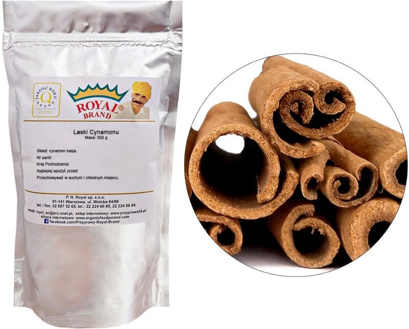 ZIMTSTANGE 500g Getrocknete Zimtstangen Qualität Royal Brand Zimtstangen