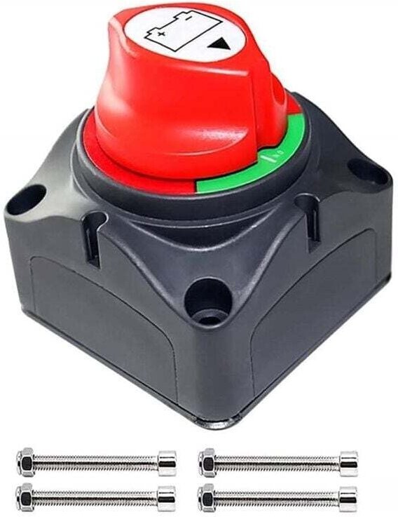 12V-48V Batterie-Notschalter, Batterie-Notschalter, Batterie-Trennschalter, Autobatterie-Notschalter, für Autos, Boote, ...