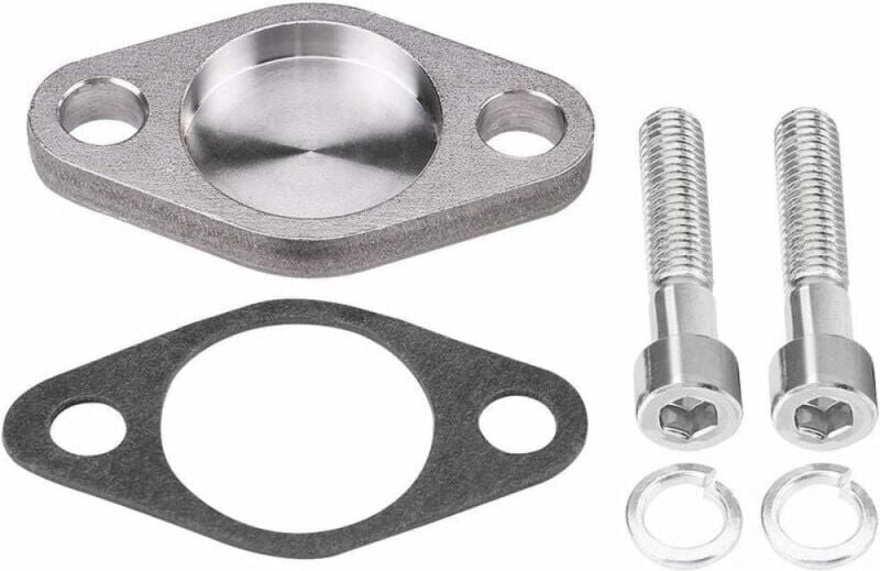 Thumbnail - Ventil-Blindplatte, EGR-Ventil-Blindblockplatten, Edelstahl-Set mit Dichtung für E53, E38, E39, E46