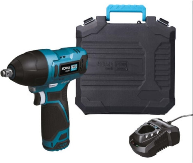 Koma Tools - 12V Akku-Schlagschrauber - 2,0Ah Akku - Ladegerät