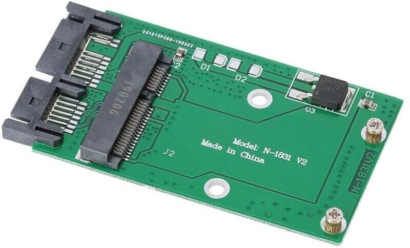 Ulisem Mini MSATA auf 1,8 Zoll Micro SATA Schnittstellenkonverter-Kartenadapter