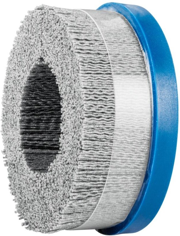 PFERD TOOLS COMPOSITE Tellerbürste DBUR Ø 125x22,2 mm Bohrung SiC-Filament-Ø 1,10mm Korn 80 stationär