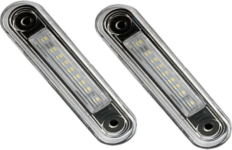 Woosien - Auto A1248200256 Led Lizenz Nummer Platte Licht Hinten Rücklicht Für E-klasse W124 W202 124800256 A1288