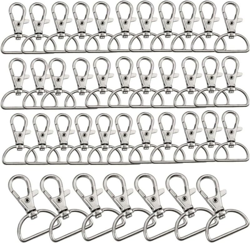 Bluedeer - Schlüsselanhänger Mit Karabiner - Ringe - Schlüsselringe Set,20 Stück Premium Schlüsselanhänger Ringe,schlüss...