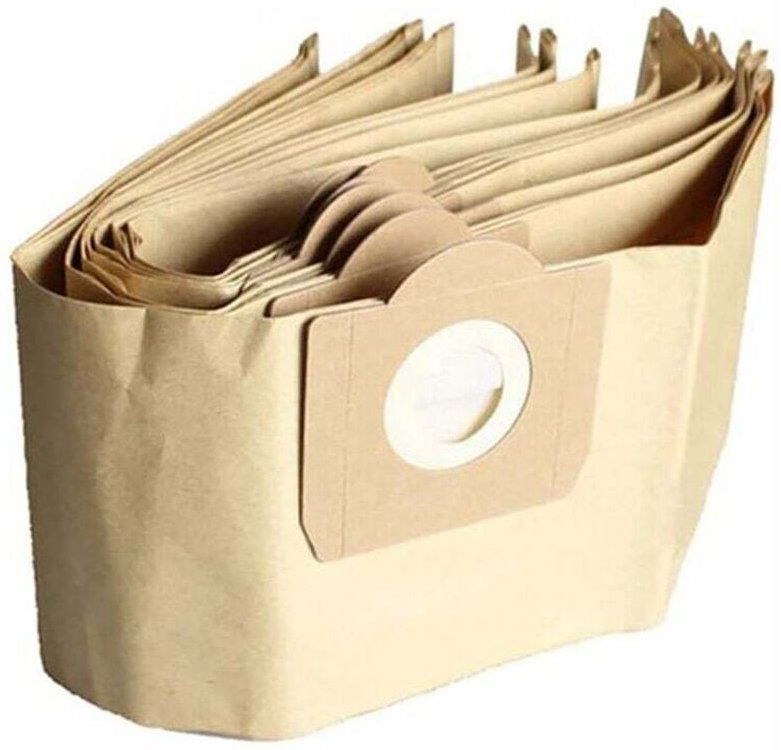 Sacchetto per aspirapolvere Karcher WD3, confezione da 5 sacchetti per aspirapolvere verticale per Karcher WD3, WD 3 Pre...