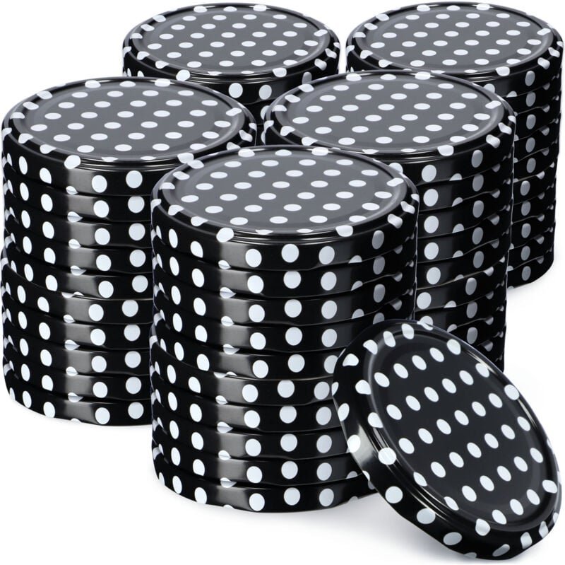 50x Glasdeckel Fi 66, Kappen für Gläser, Deckel, Konserven - Kadax