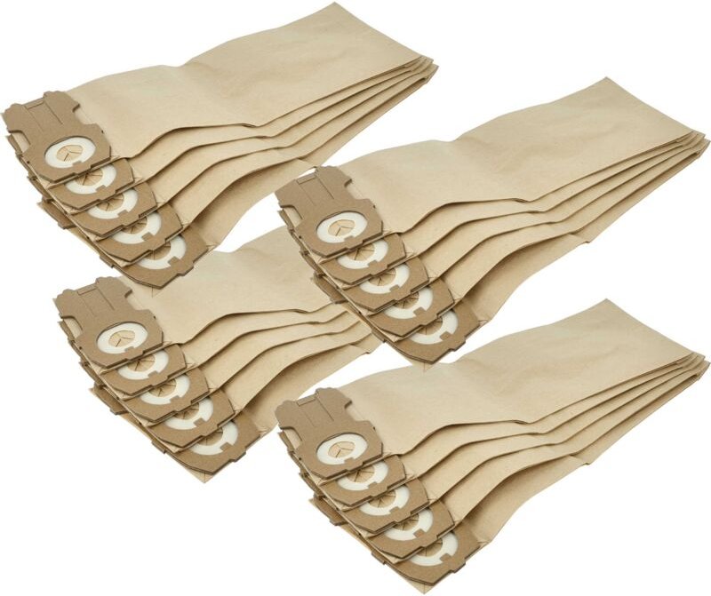 20x Staubsaugerbeutel kompatibel mit Vorwerk Kobold vk 118, vk 119, vk 120, VK118, VK119, VK120 Staubsauger - Papier, 24...