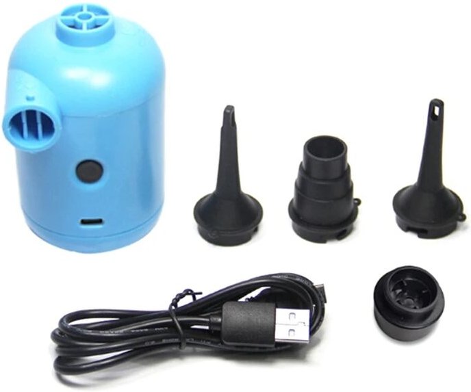 Tragbare elektrische USB-Luftpumpe für aufblasbare Matratzen – Boot – Sofa – Auto