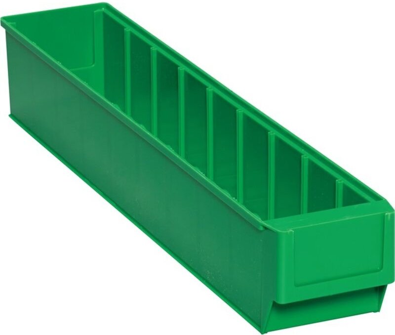 Regalkasten L500xB91xH81mm grün Polypropylen