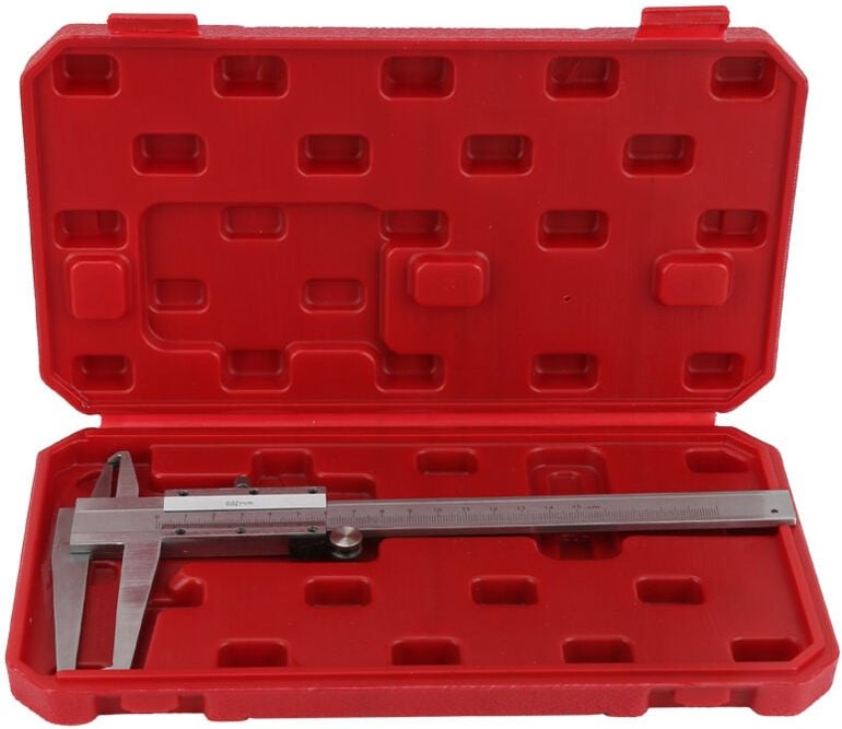 Zoternen - Nonius-Lineal, 0,02 mm, hohe Genauigkeit, 9–150 mm Kohlenstoffstahl-Messwerkzeug, innere Messschieber, reibun...