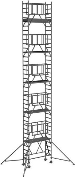 Zarges Klappgerüst S-PLUS 2T doppelte Plattformbreite 11,60m AH