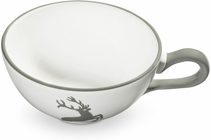 Gmundner Keramik - Grauer Hirsch, Teetasse Cup 0,17 Liter
