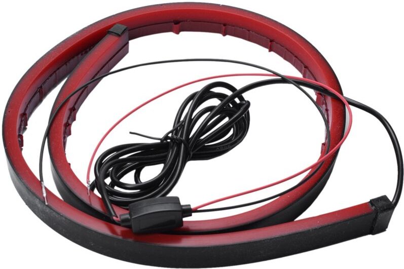 Tlily - led Dritte Bremslichtleiste Flexibler, hochwasserdichter 171-teiliger Montagestopp-Heckwarnstreifen - 90 cm