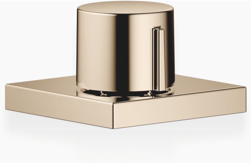 Exzenterbetätigung mit Drehknopf, eckige Rosette, - Dornbracht