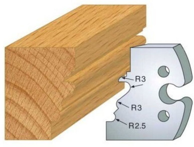 Spiele 2 klassische Profileisen Nr. 213 Hoch. 50 Ep. 5,5 mm