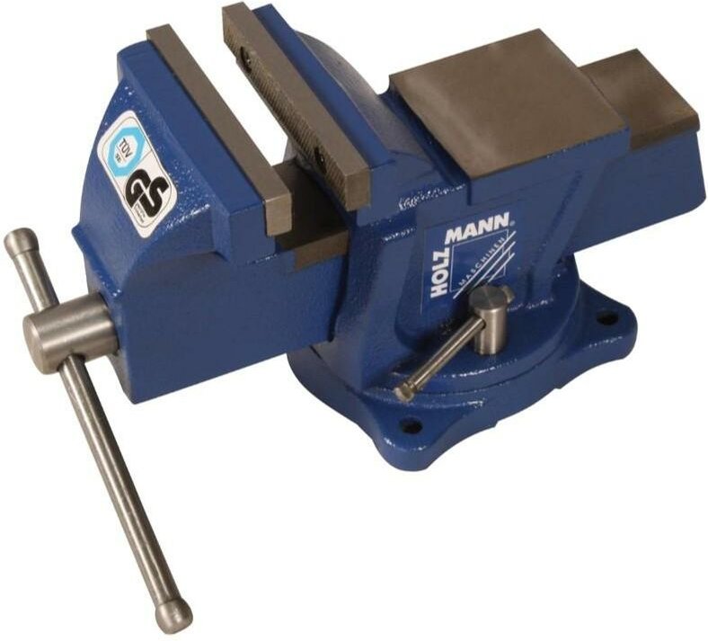Werkbank schraubstock drehplatte 100 mm Holzmann WBS100N