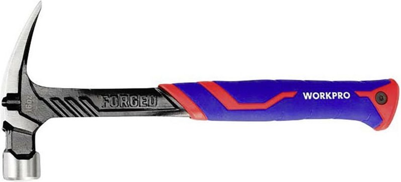 WP241013 Klauenhammer ergonomischer Griff, hart 450 g 1 St. - Workpro